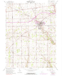 Brookville 1961 topographic map preview