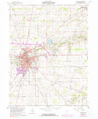 Bucyrus 1960 topographic map thumbnail