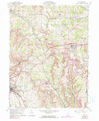 Cadiz 1960 topographic map thumbnail