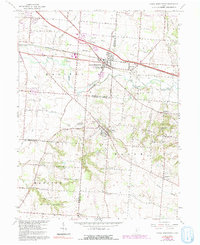 Canal Winchester 1966 topographic map thumbnail