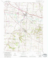 Canal Winchester 1966 topographic map thumbnail