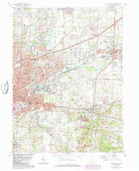 Canton East 1967 topographic map thumbnail