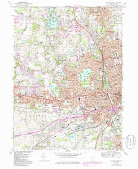 Canton West 1967 topographic map thumbnail