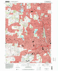 Canton West 1994 topographic map thumbnail