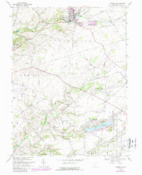Cedarville 1968 topographic map thumbnail