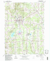 Chardon 1994 topographic map thumbnail