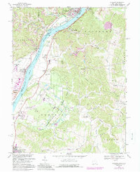 Cheshire 1968 topographic map thumbnail