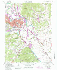 Chillicothe East 1961 topographic map thumbnail