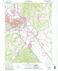 Chillicothe East 1961 topographic map thumbnail
