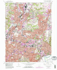 Cincinnati East 1961 topographic map thumbnail