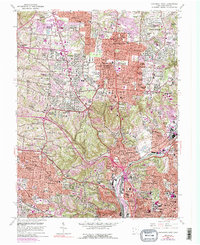 Cincinnati West 1961 topographic map thumbnail
