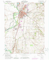 Circleville 1961 topographic map preview