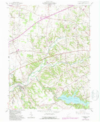 Clarksville 1960 topographic map thumbnail