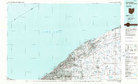 Cleveland North 1985 topographic map thumbnail