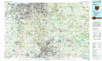 Cleveland South 1994 topographic map thumbnail