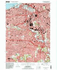 Cleveland South 1994 topographic map thumbnail