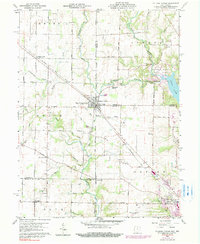 College Corner 1960 topographic map thumbnail