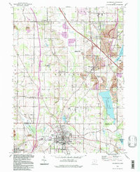 Columbiana 1994 topographic map thumbnail