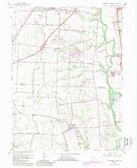 Commercial Point 1966 topographic map thumbnail