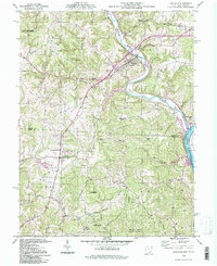 Coolville 1994 topographic map thumbnail