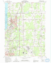 Cortland 1961 topographic map preview