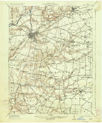 Xenia 1917 topographic map preview