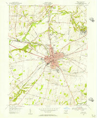 Xenia 1955 topographic map thumbnail