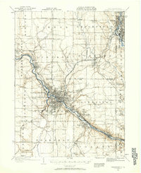 Youngstown 1906 topographic map preview