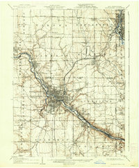 Youngstown 1908 topographic map preview