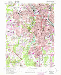 Youngstown 1963 topographic map preview