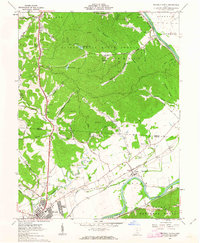 Waverly North 1961 topographic map thumbnail
