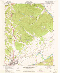 Waverly North 1961 topographic map thumbnail