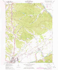 Waverly North 1961 topographic map thumbnail