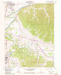 Waverly South 1961 topographic map thumbnail