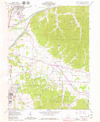 Waverly South 1961 topographic map thumbnail