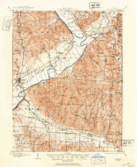 Waverly 1906 topographic map preview