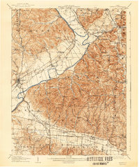 Waverly 1908 topographic map thumbnail