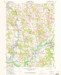 Waynesburg 1961 topographic map thumbnail