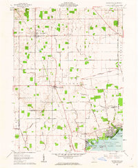 Waynesfield 1961 topographic map thumbnail