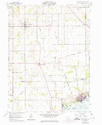 Waynesfield 1961 topographic map thumbnail