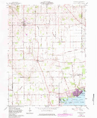 Waynesfield 1961 topographic map thumbnail