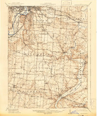 Waynesville 1915 topographic map thumbnail