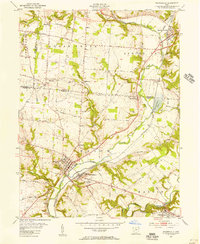 Waynesville 1955 topographic map thumbnail