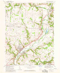 Waynesville 1968 topographic map thumbnail