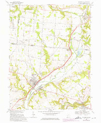 Waynesville 1968 topographic map thumbnail