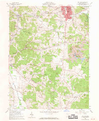 Wellston 1961 topographic map preview