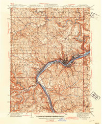 Wellsville 1944 topographic map thumbnail