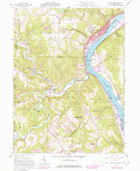Wellsville 1960 topographic map thumbnail