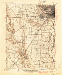 West Columbus 1925 topographic map thumbnail