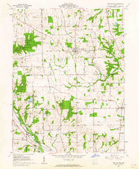 West Elkton 1961 topographic map thumbnail